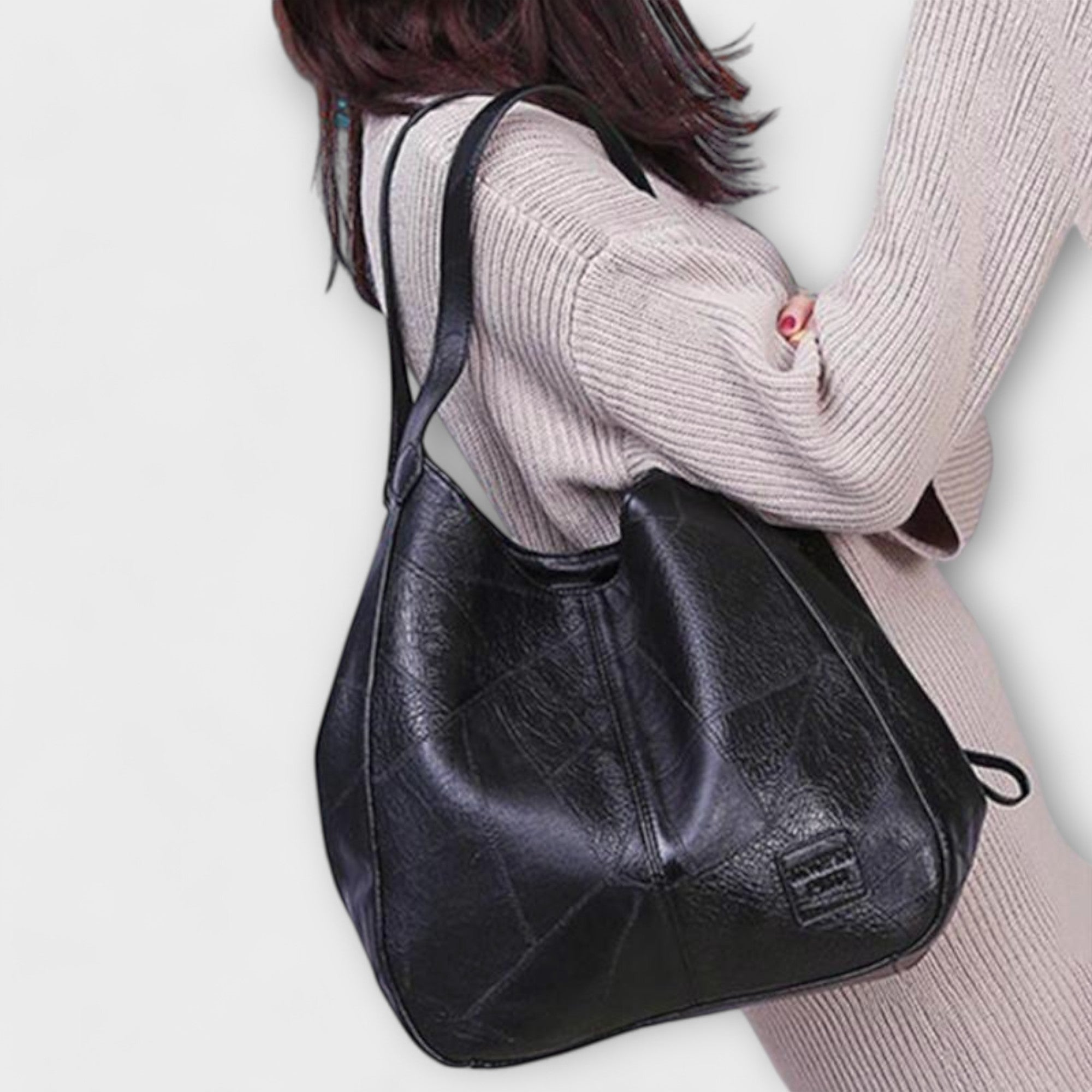 Olivia - Classic Leather Vintage Handbag