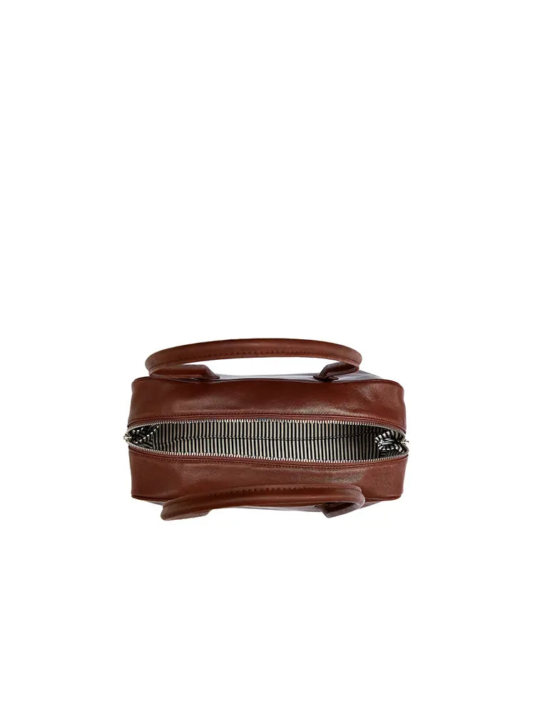 Vegetable-Tanned Leather Toast Box Bag