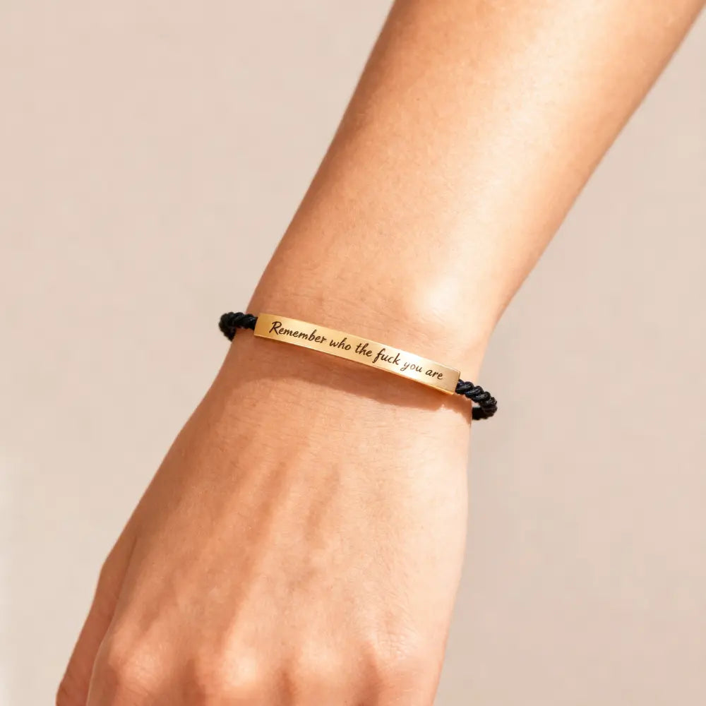 Embrace Your True Self - Inspirational Bracelet