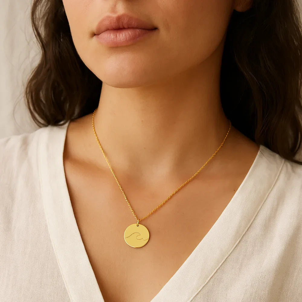 Layered Depth Pendant Necklace