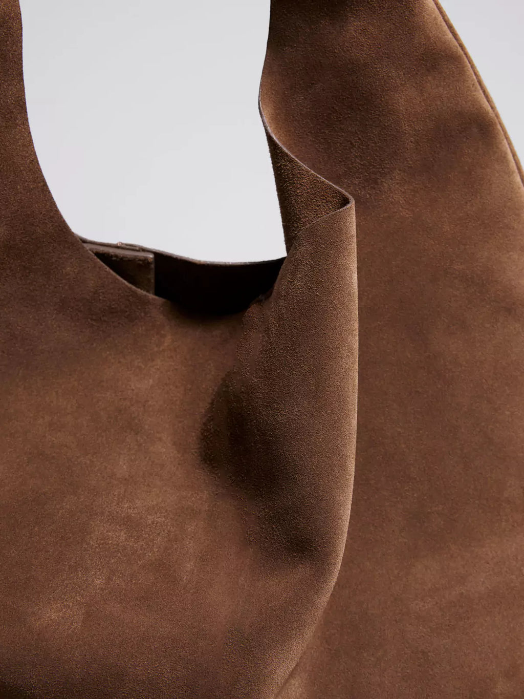 Luxurious Matte Suede Tote Bag