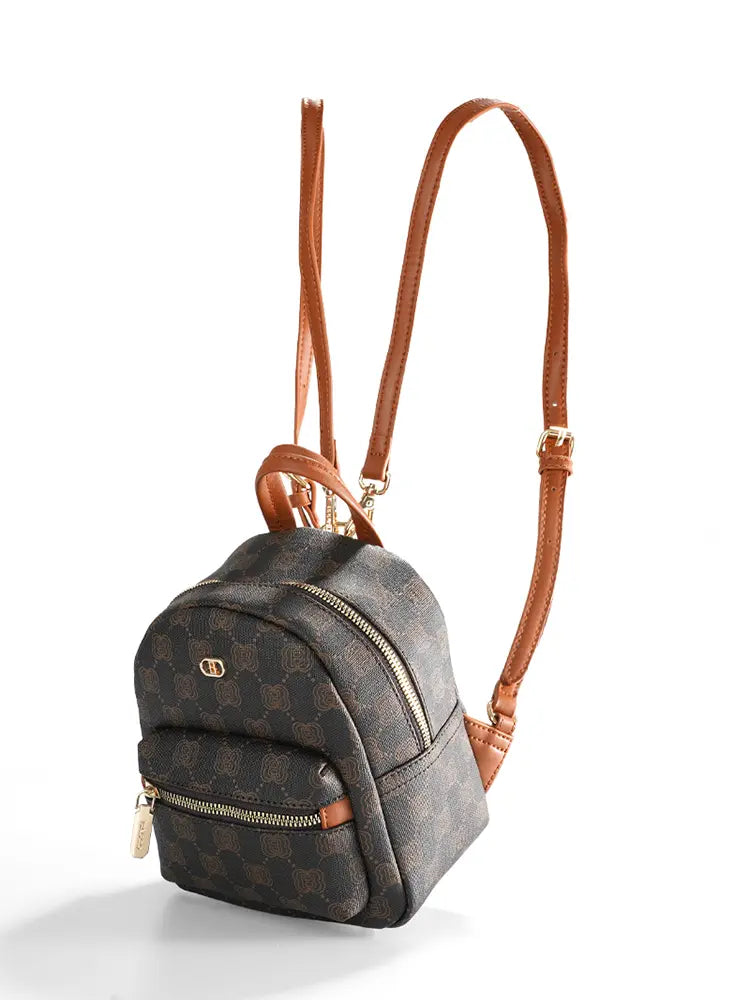 Checker Pattern Backpack