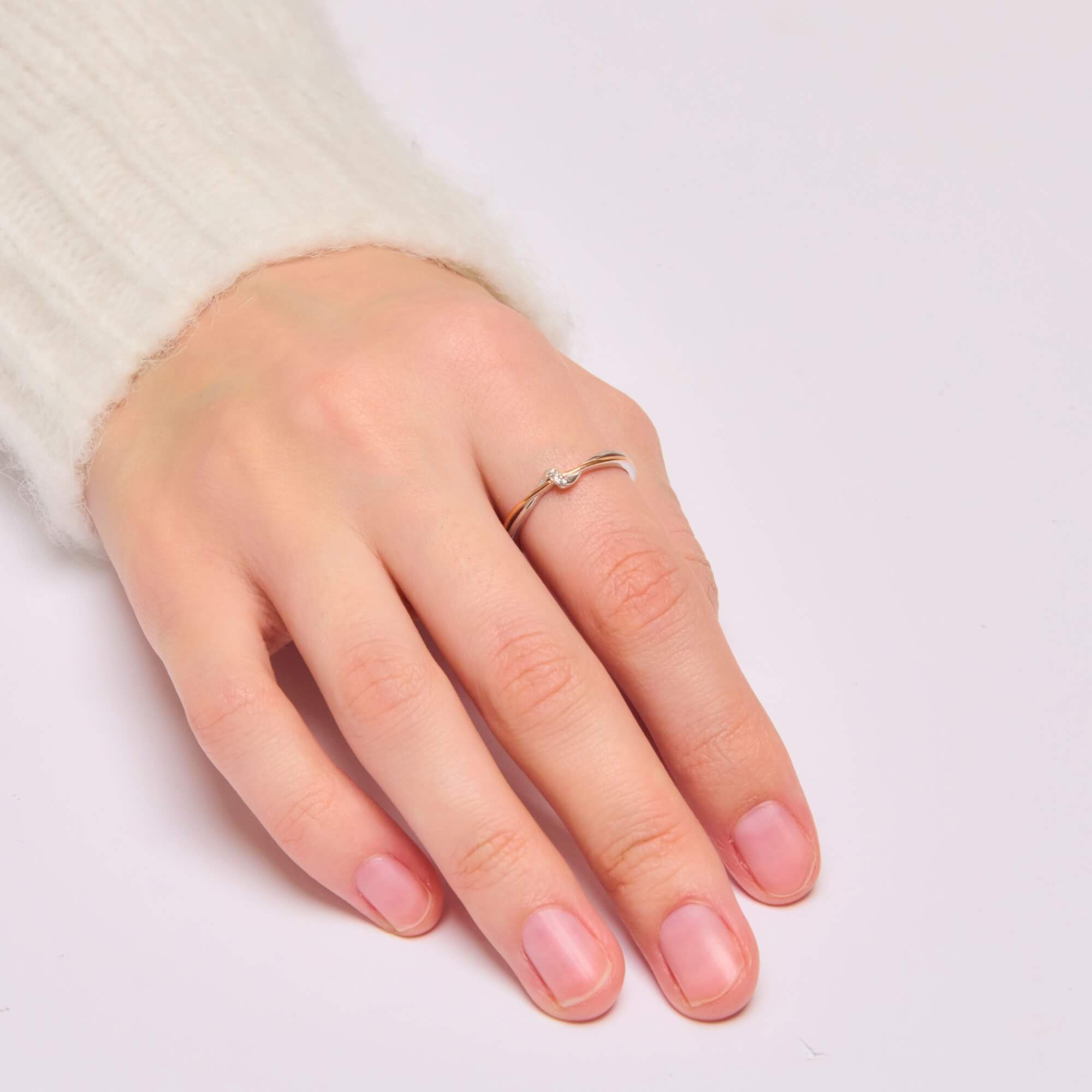 Mother-Daughter Infinity Ring