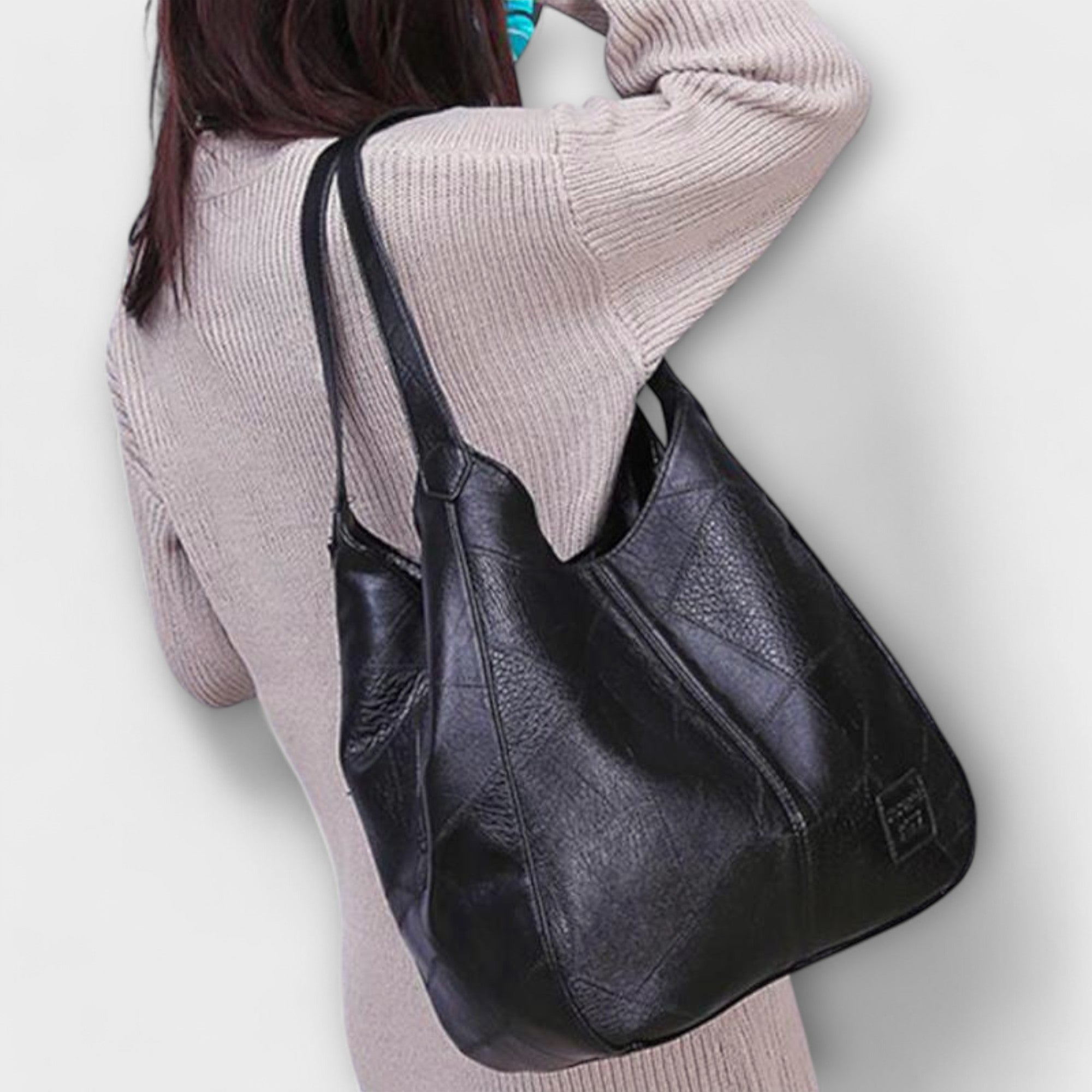 Olivia - Classic Leather Vintage Handbag