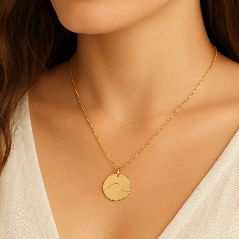 Layered Depth Pendant Necklace
