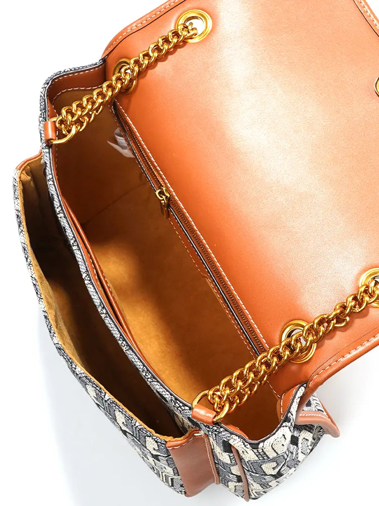 Mini Crossbody Box Bag in G-Jacquard Fabric