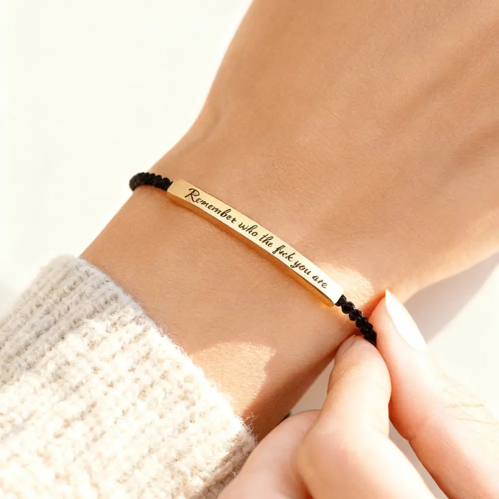 Embrace Your True Self - Inspirational Bracelet