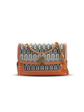 Crossbody Shoulder Bag in G-Jacquard Fabric