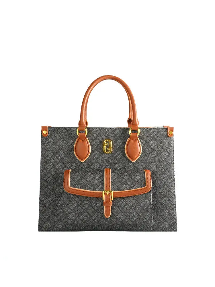Urban Chic Oversized Letter Graphic Tote Bag