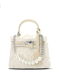 Chic European-Inspired Designer Shoulder Bag