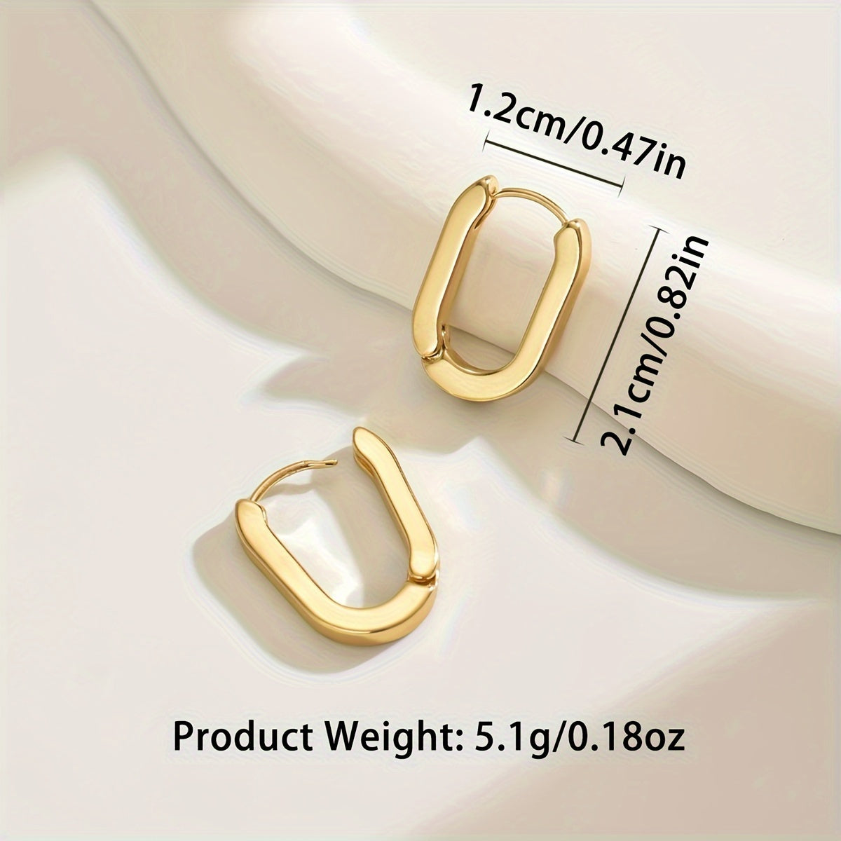 Alina – Chic Geometric Hoop Earrings