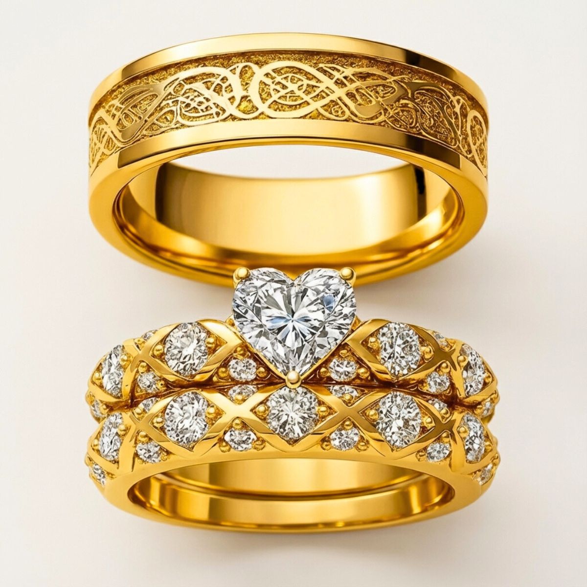 Celtic Dragon-Inspired Rings