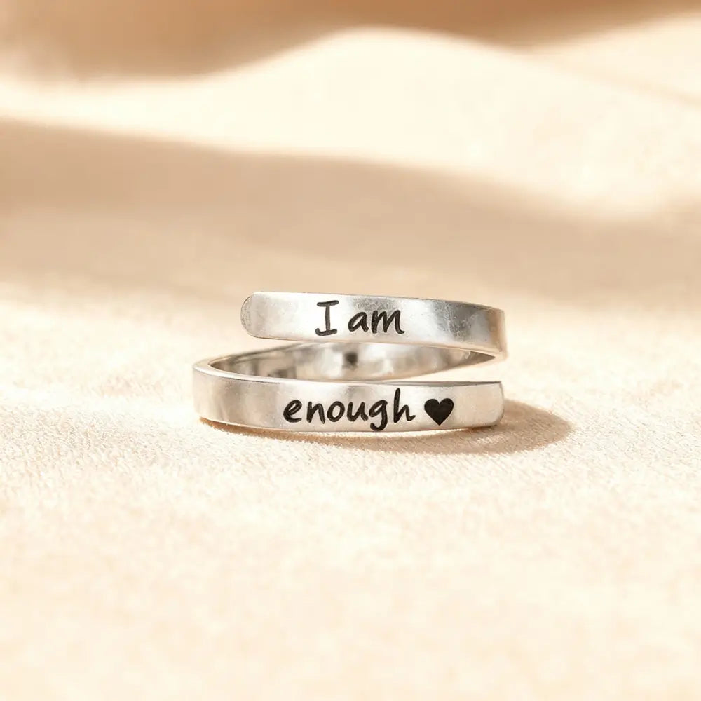 Empowerment Ring: I Am Enough