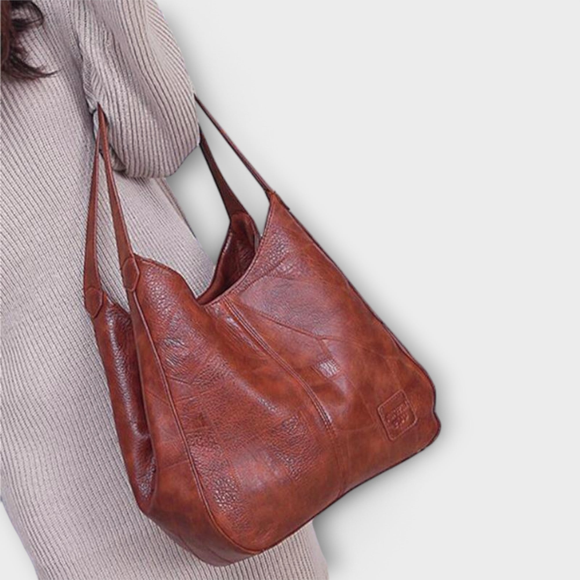 Olivia - Classic Leather Vintage Handbag