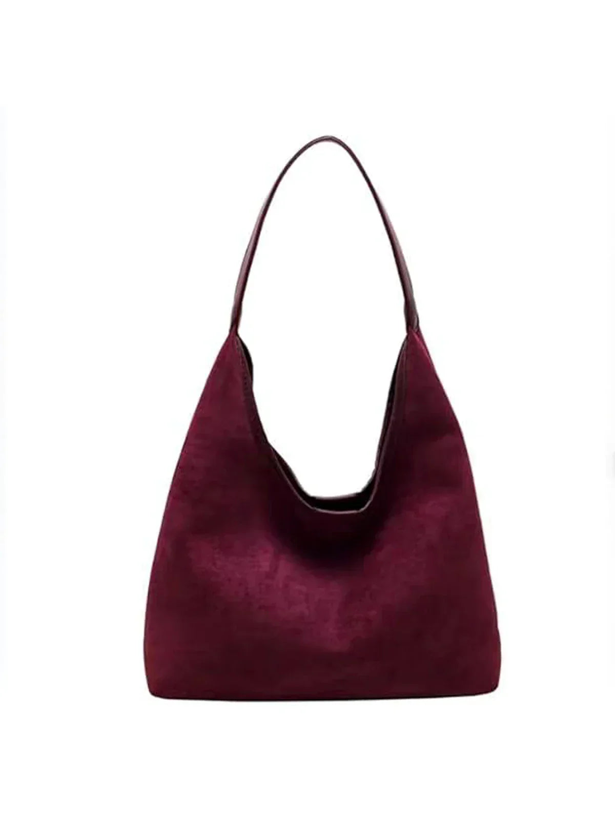 Luxurious Matte Suede Tote Bag