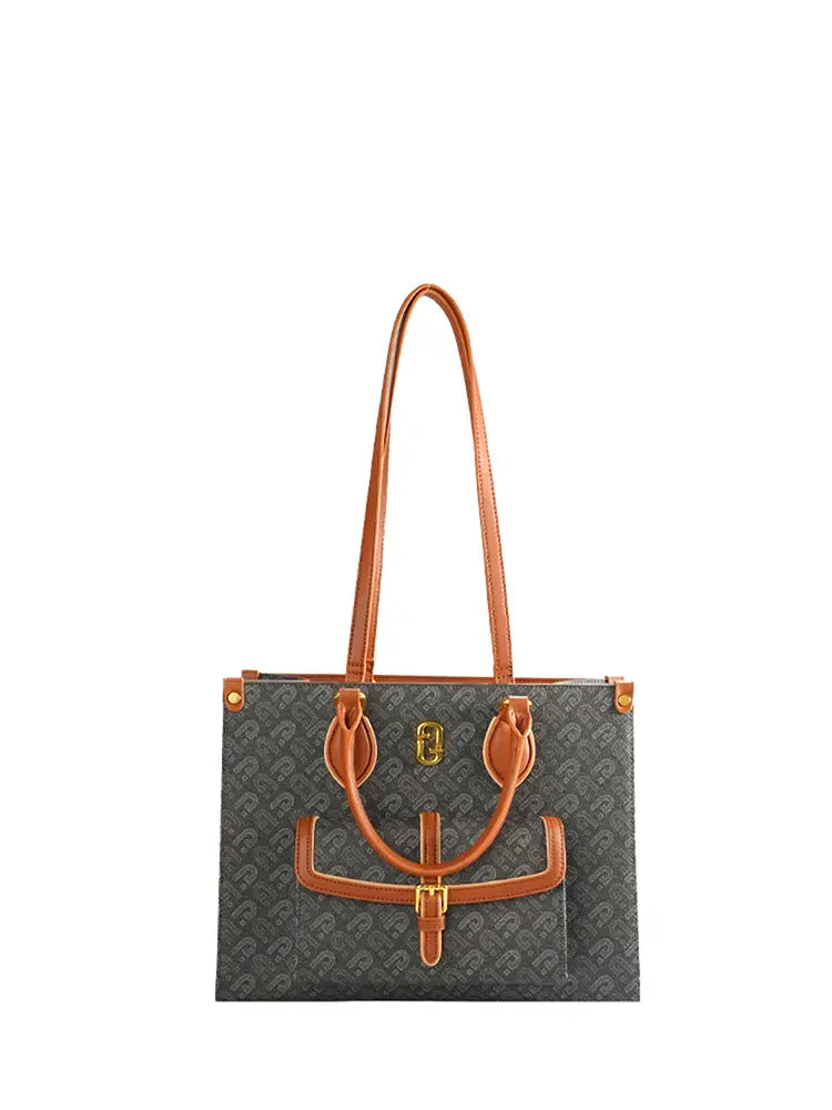 Urban Chic Oversized Letter Graphic Tote Bag