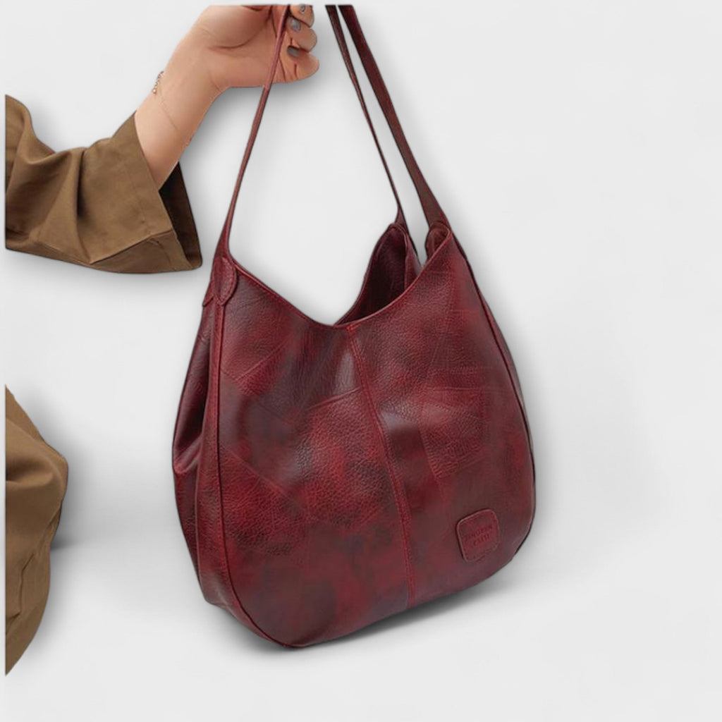 Olivia - Classic Leather Vintage Handbag
