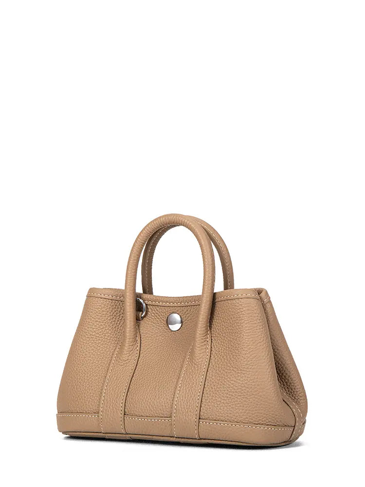 2025 Sleek Leather Vertical Tote Crossbody Bag