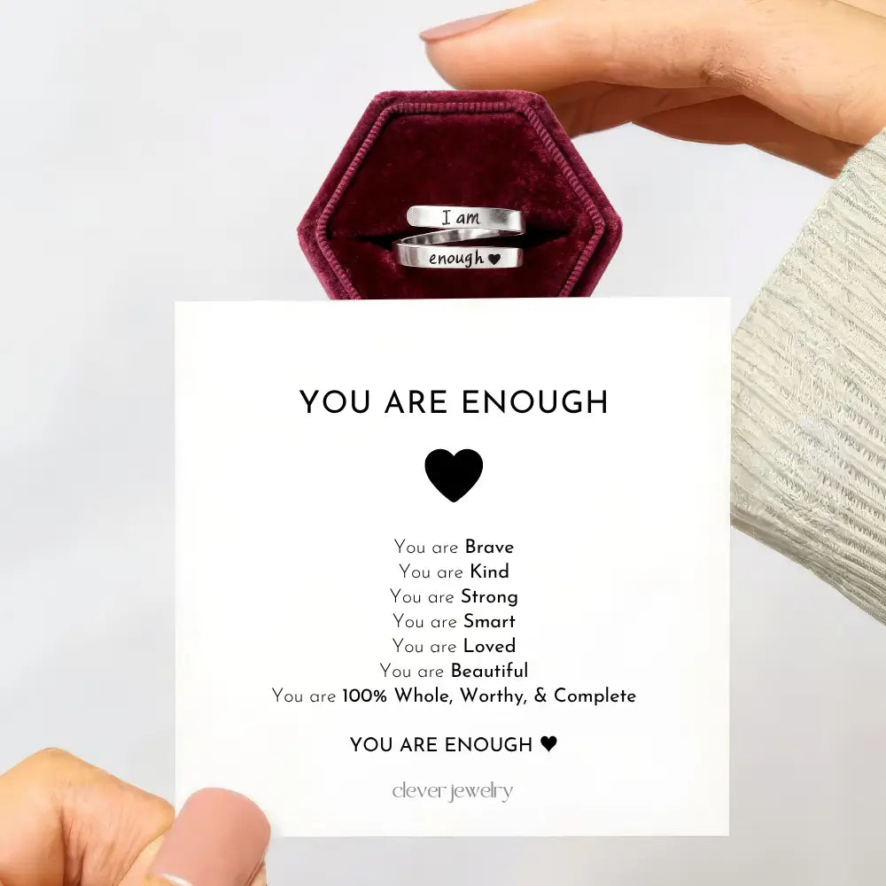 Empowerment Ring: I Am Enough
