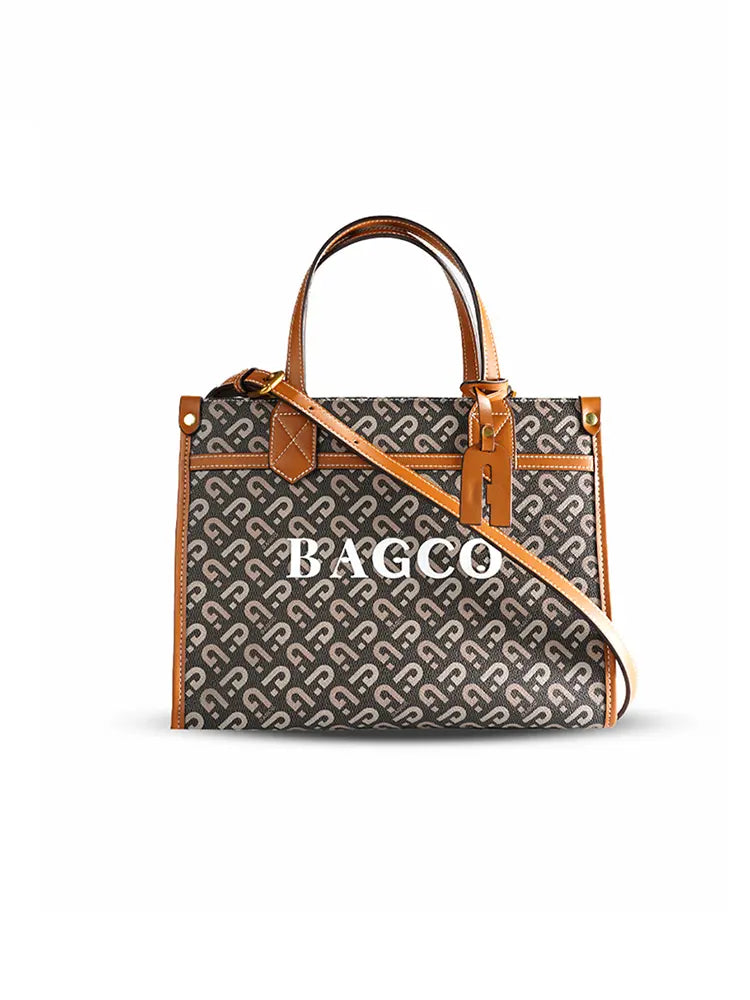 Stylish Printed Crossbody Tote Bag