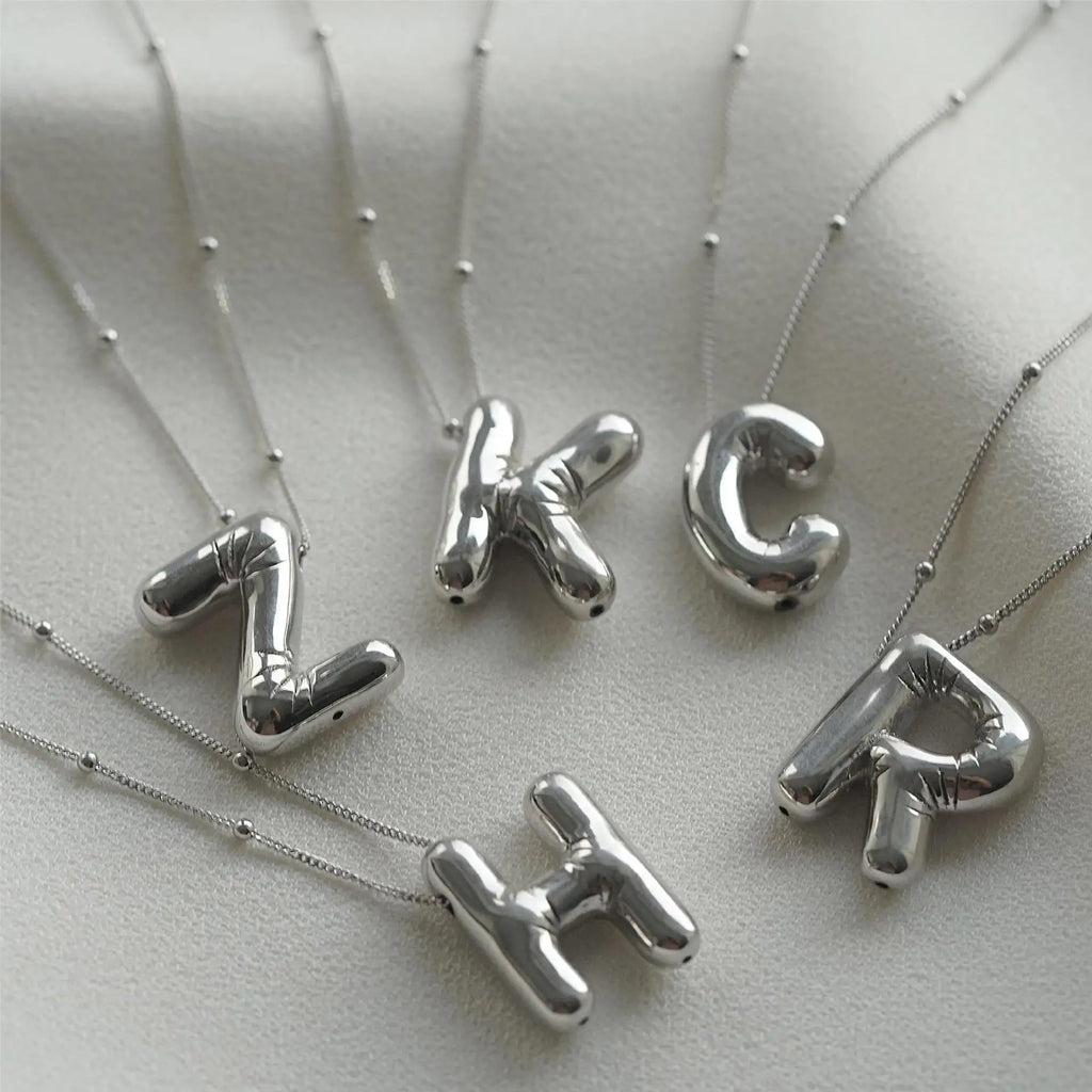 Irena – Gold Initial Charm Necklace