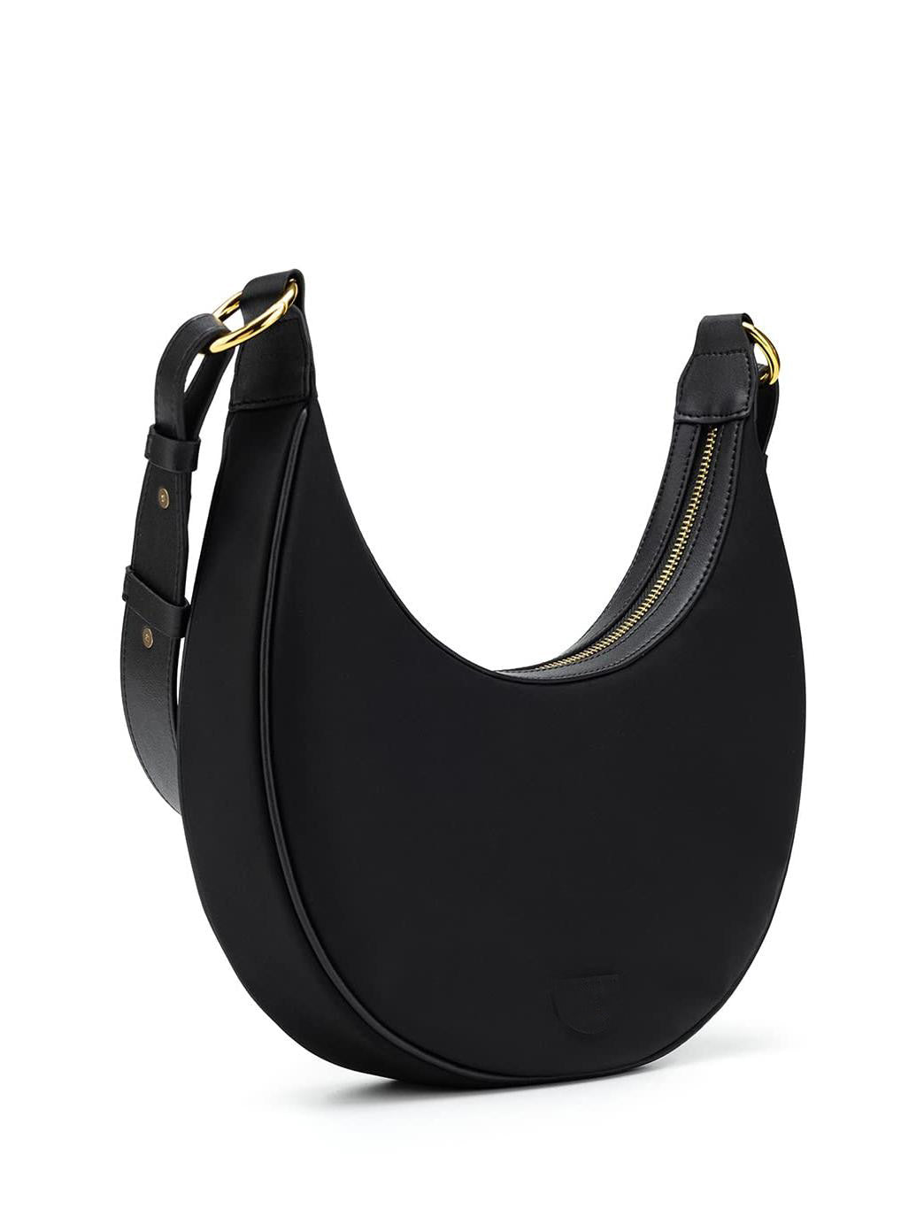 Crescent-Shaped Shoulder Bag