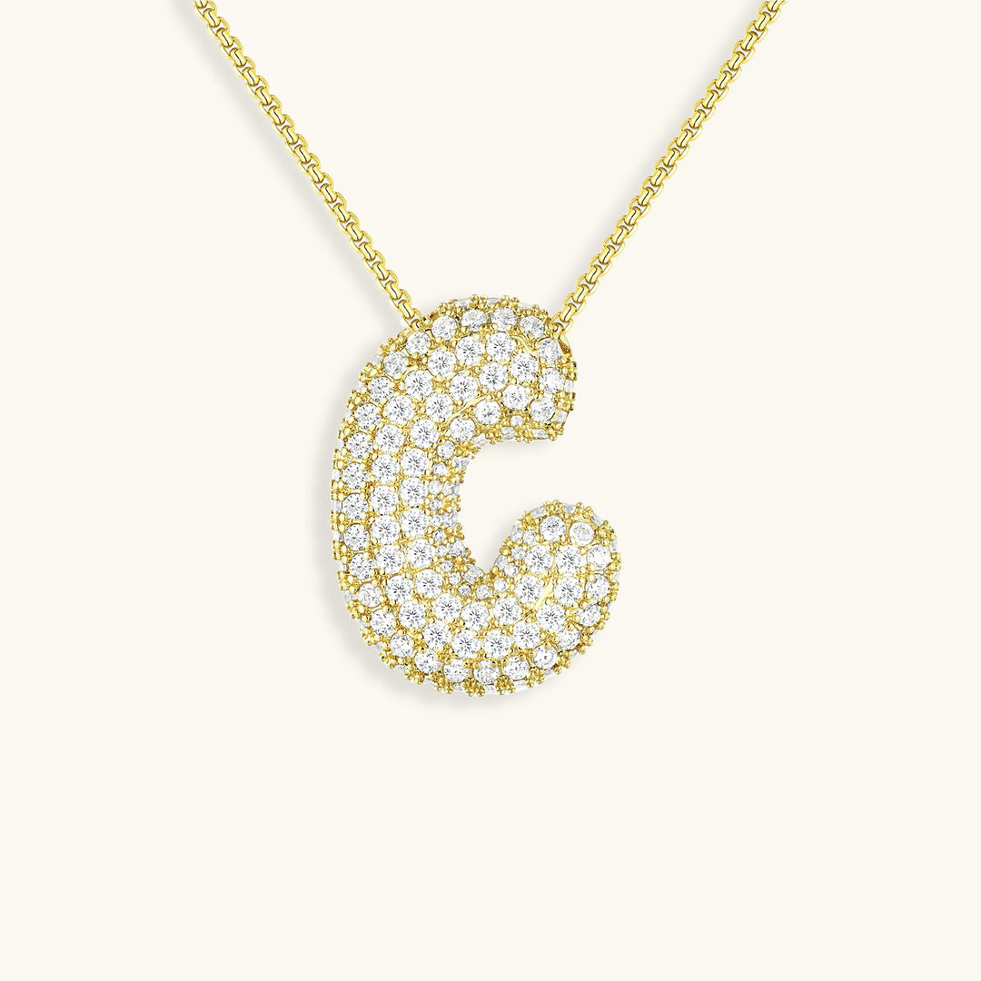 Melanie – Double Heart Gold Necklace