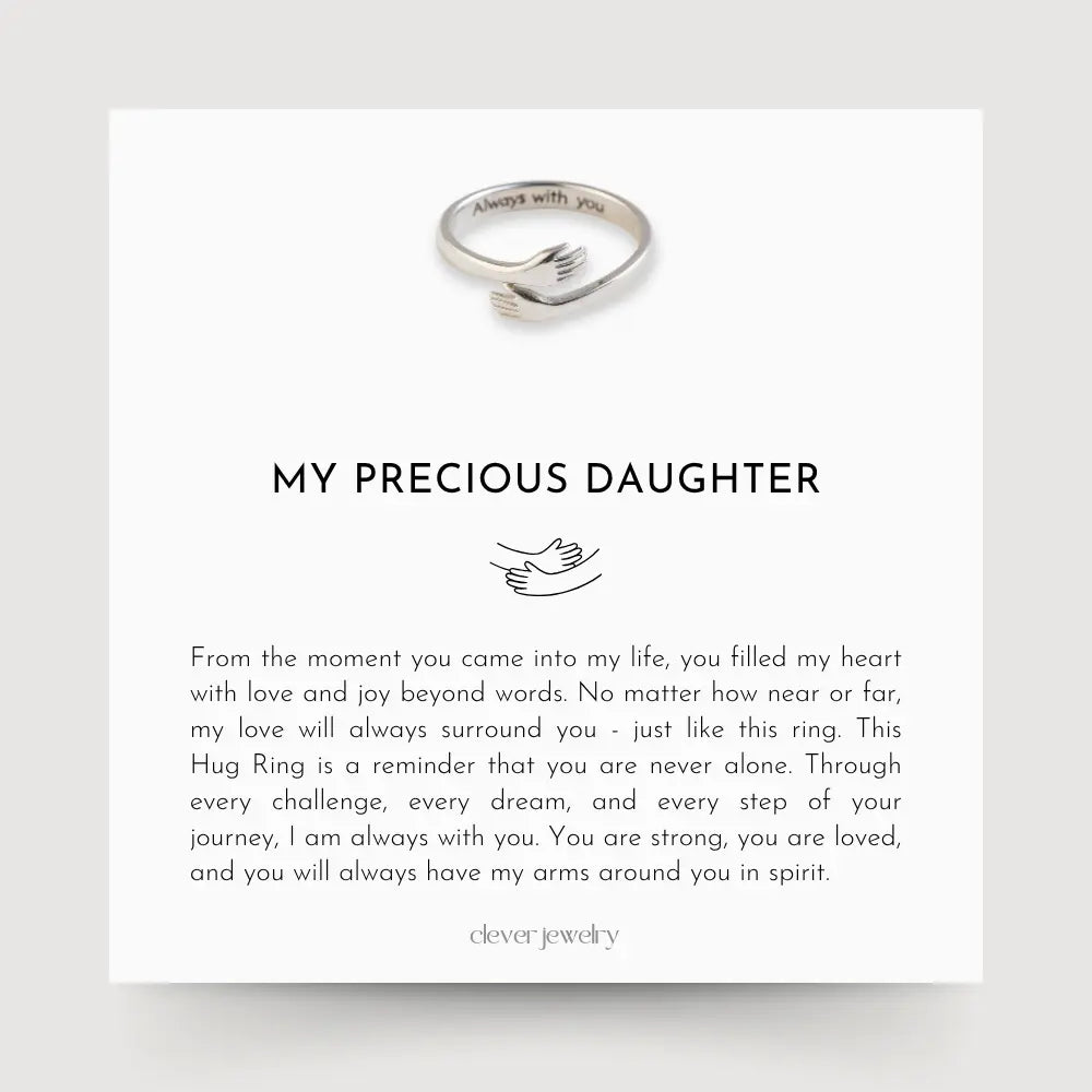 Precious Daughter Hug Ring