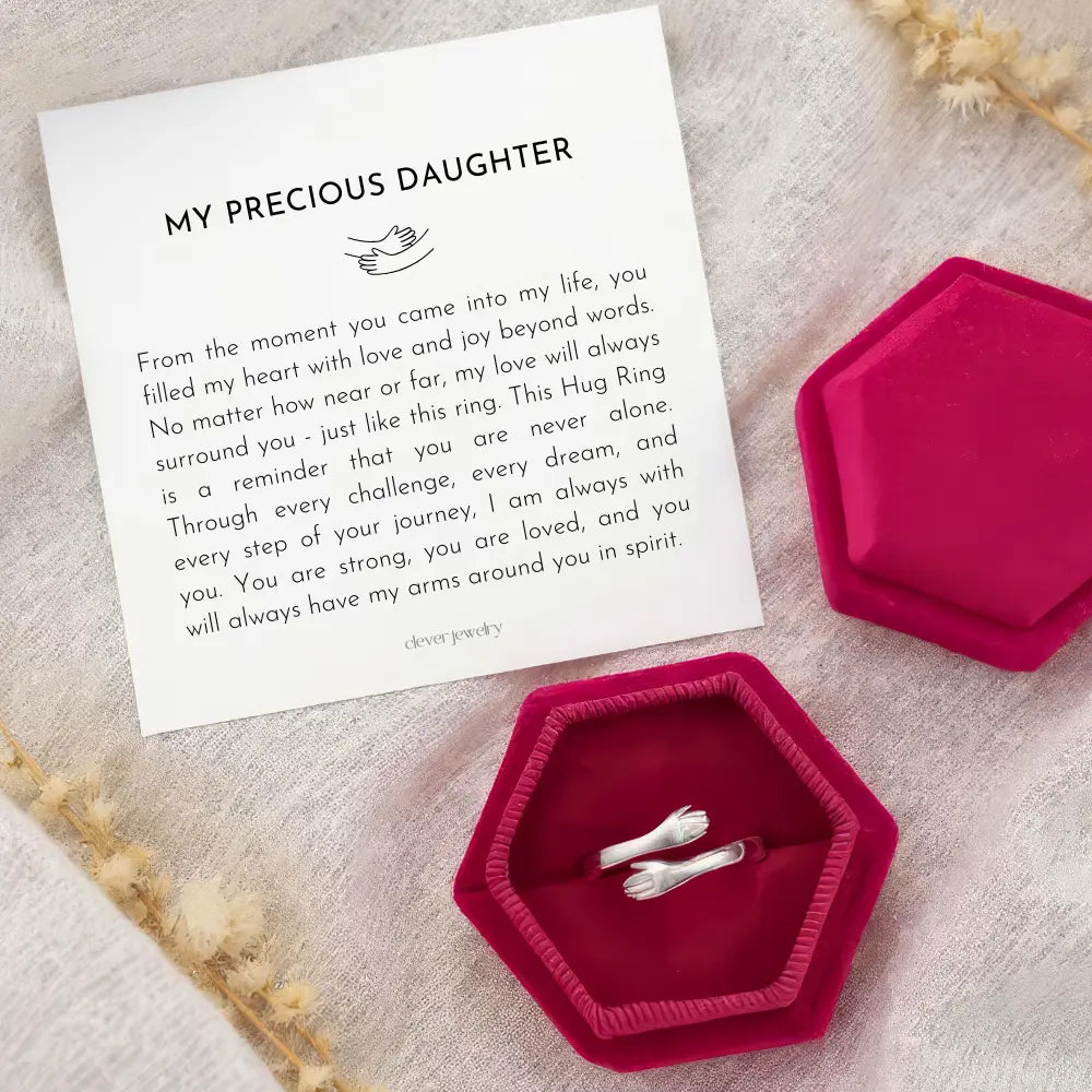 Precious Daughter Hug Ring