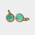 Eva – Turquoise Stone Gold Earrings