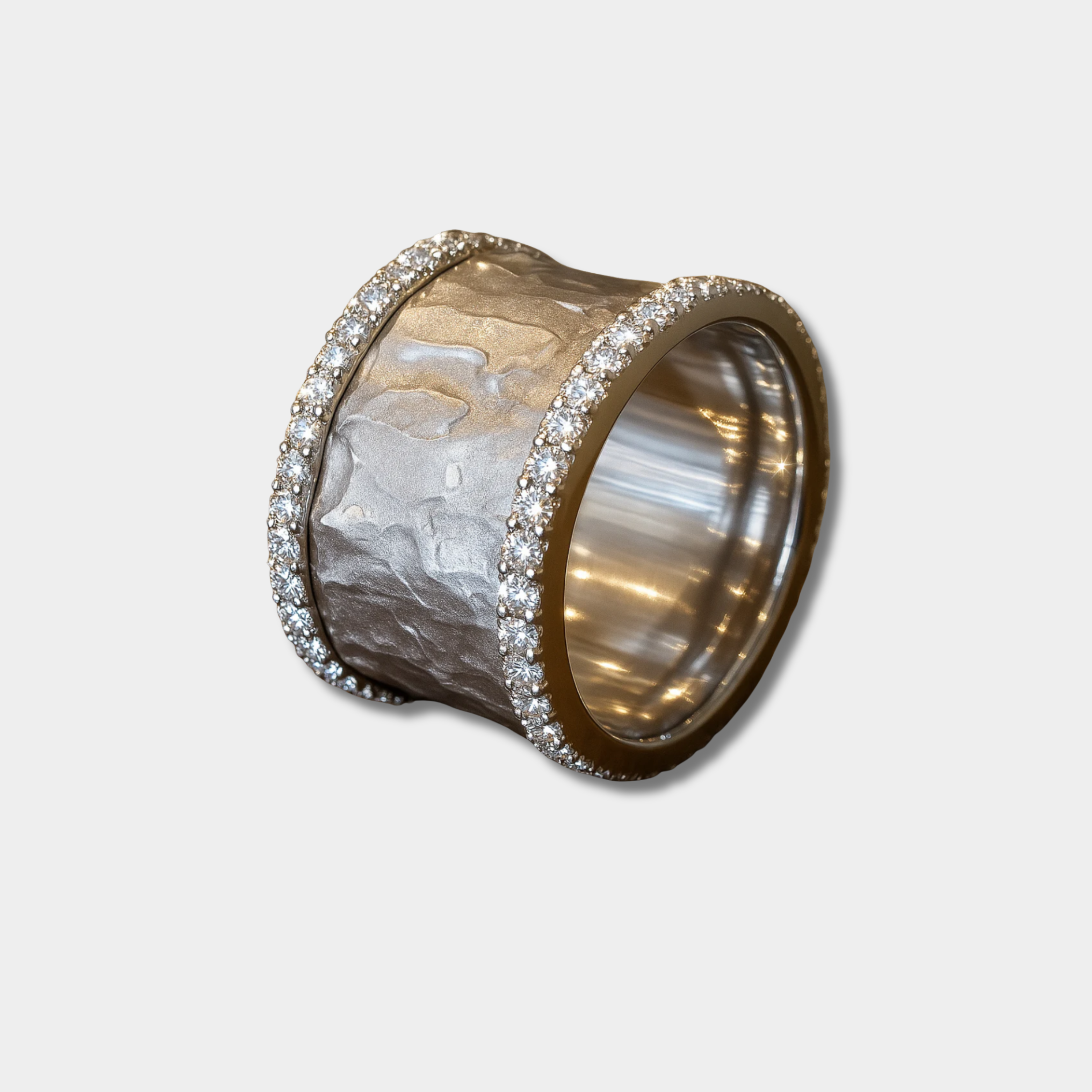 Hannah – Classic Silver Vintage Ring with Zirconia