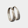 Lia – Vintage-Inspired Gold-Plated Hoop Earrings