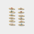 Birthstone Gold Rings