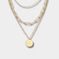 Lea – An Elegant Multi-Layered Gold Necklace with Graceful Cascading Design