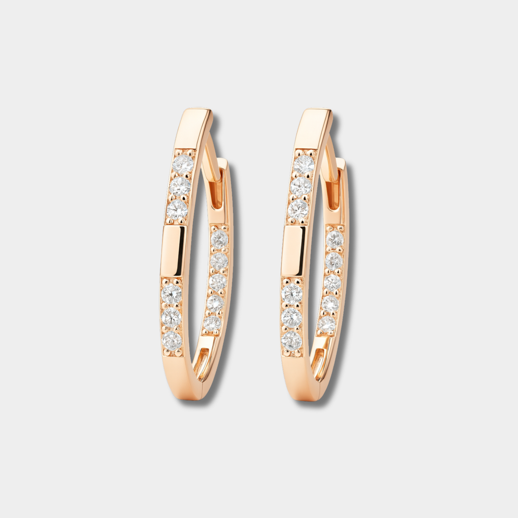 Chic Zirconia Stone Earrings
