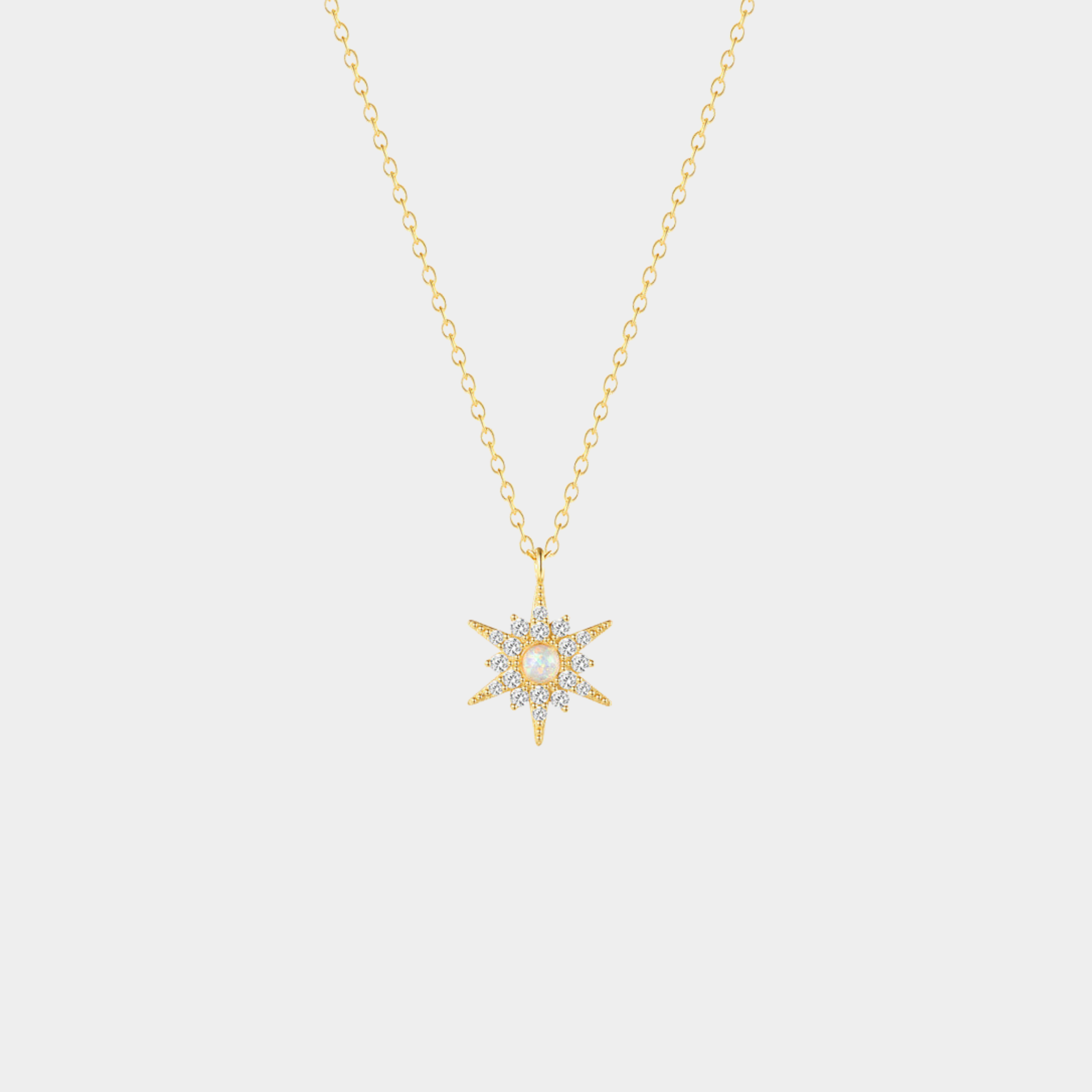 Amélie – Elegant Silver Necklace with Round Pendant