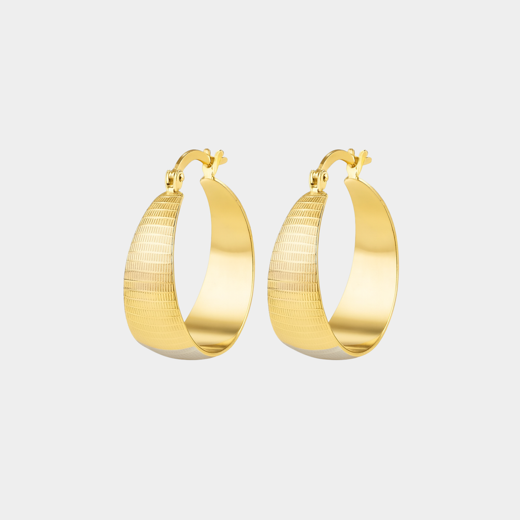 Karina – Silver Earrings Featuring Clear Crystals