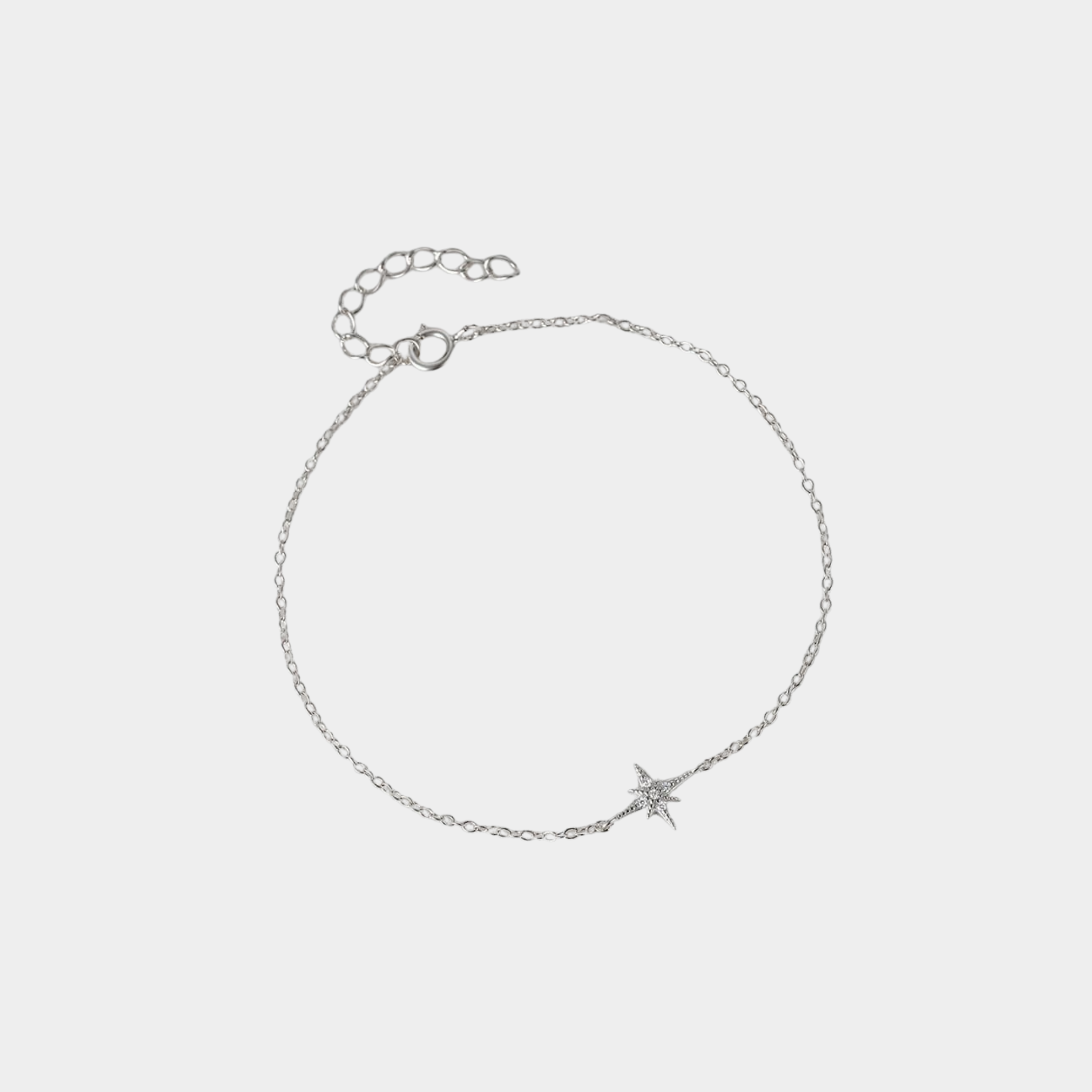 Miriam – Delicate Silver Bracelet with a Slim Chain