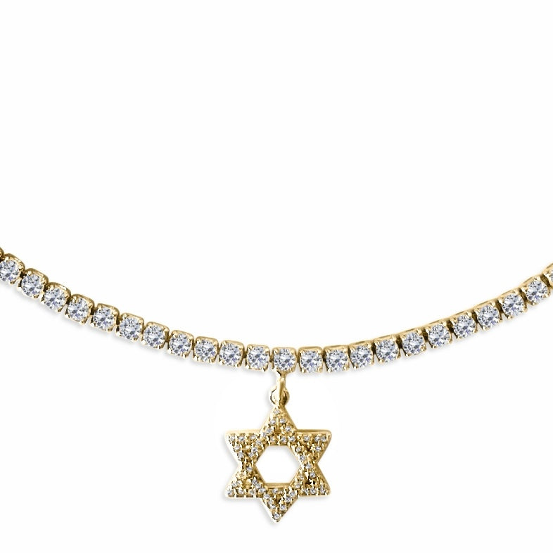 Guiding Faith Star of David Necklace - Gold Filled