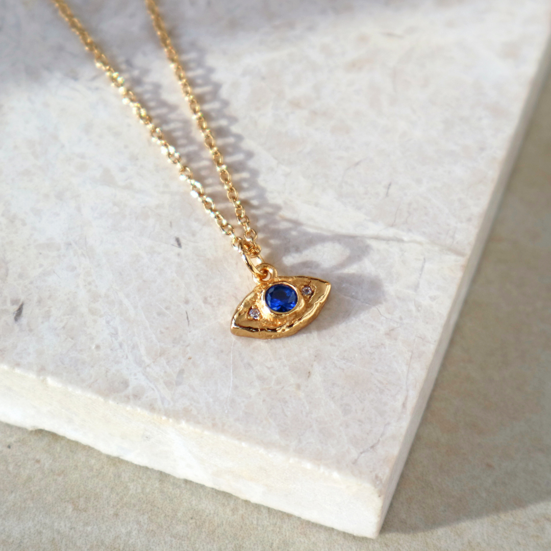 Evil Eye Necklace (Gold)