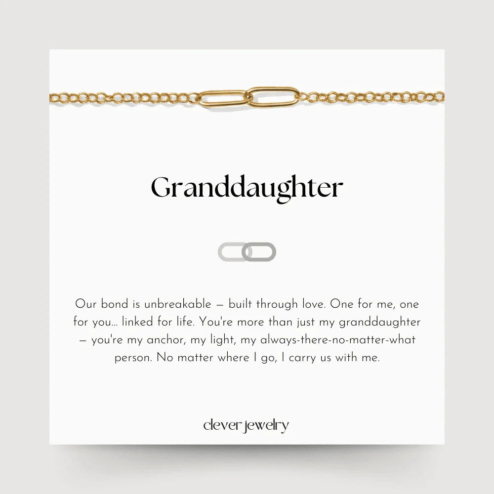 Linked Bracelet for Granddaughter