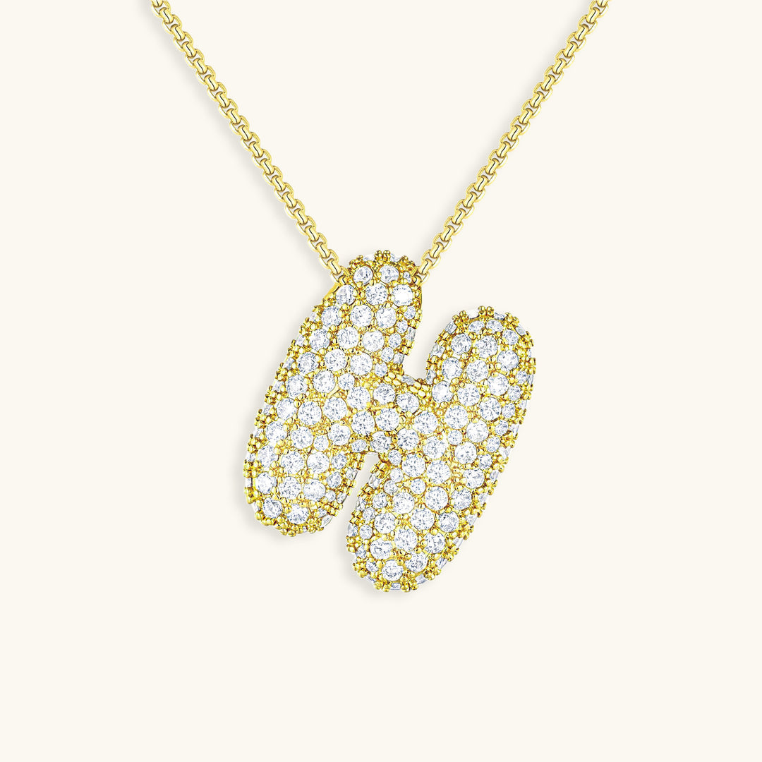 Melanie – Double Heart Gold Necklace