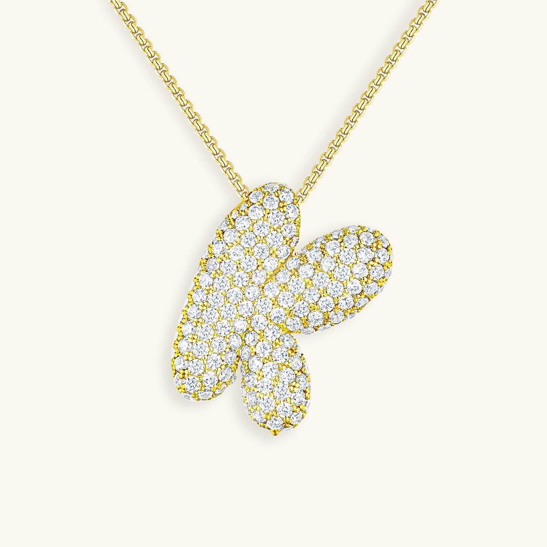 Melanie – Double Heart Gold Necklace