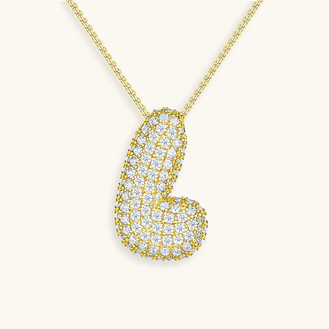 Melanie – Double Heart Gold Necklace