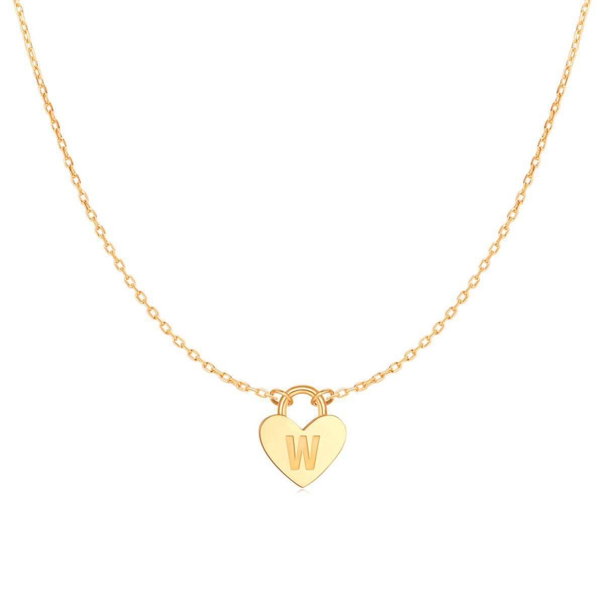 Initial Heart Necklace