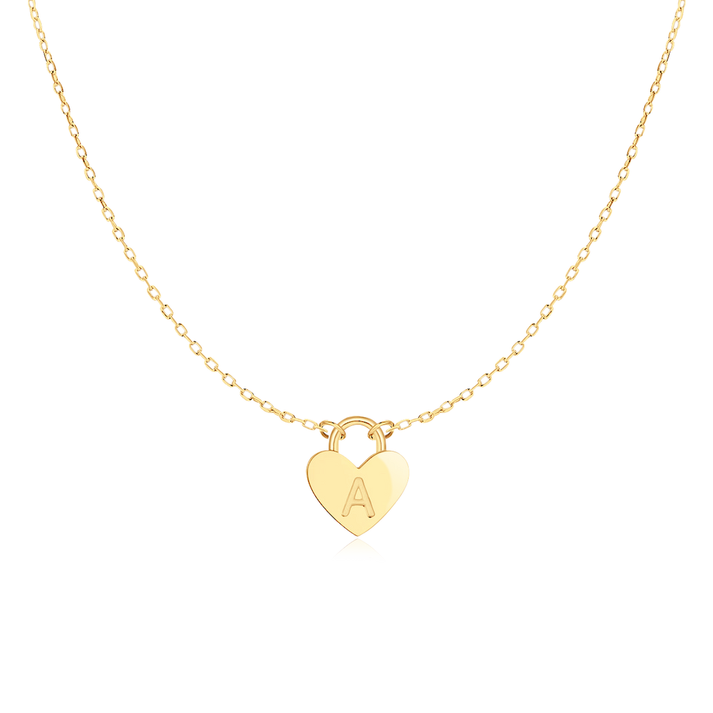 Initial Heart Necklace
