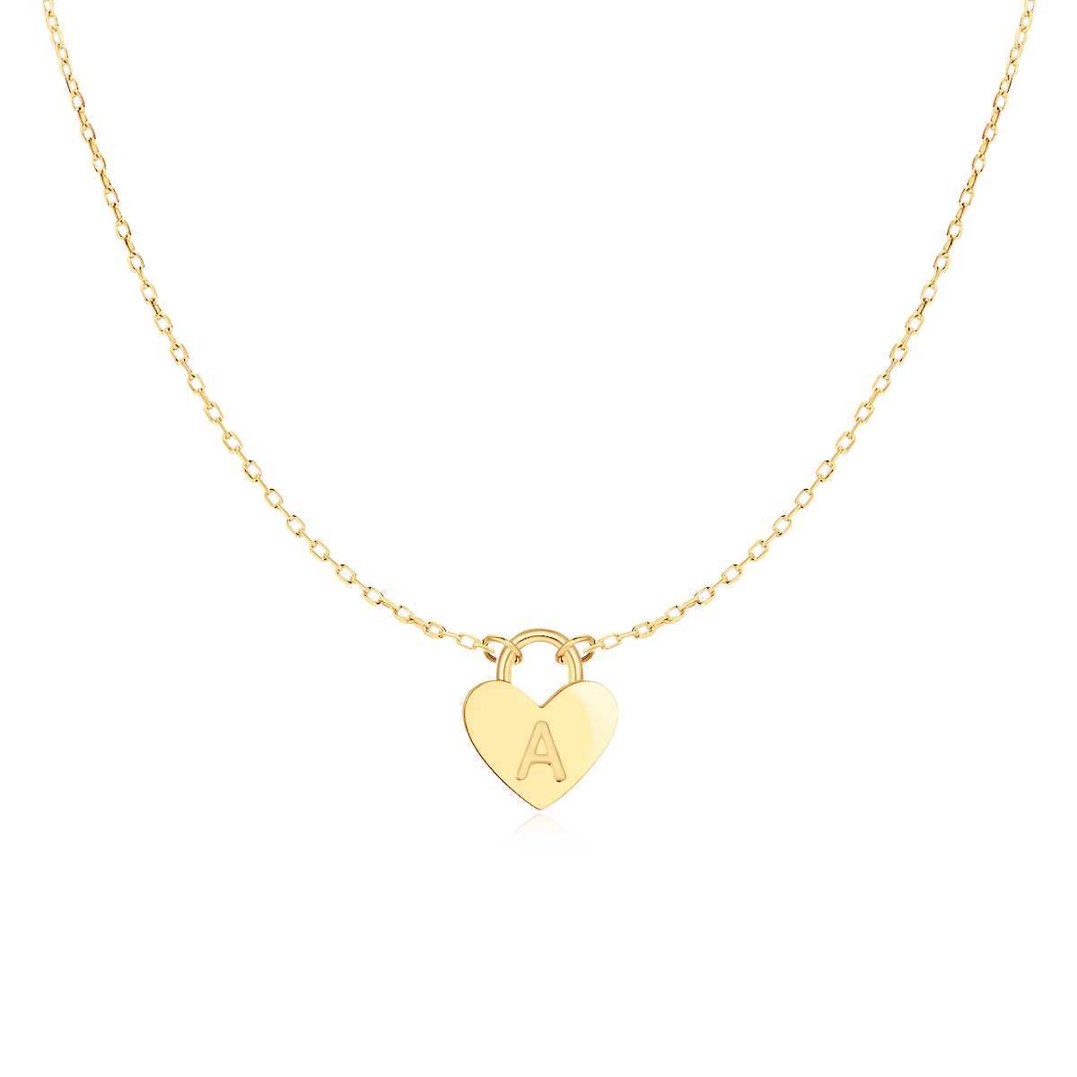 Initial Heart Necklace