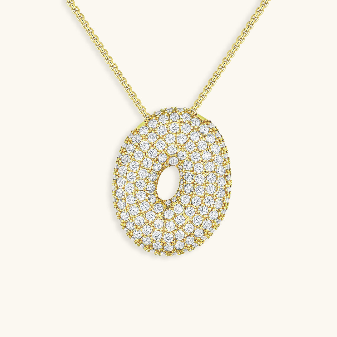 Melanie – Double Heart Gold Necklace