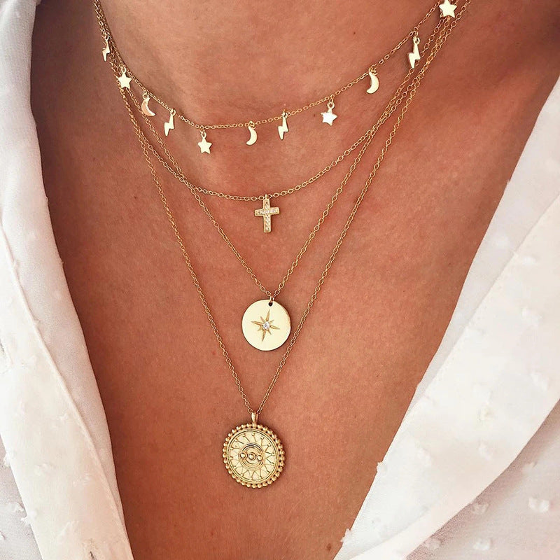 Sofie – Layered Silver Necklace
