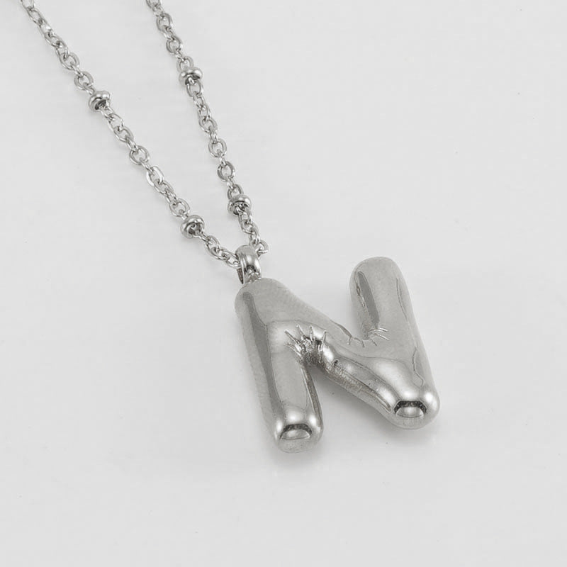 Irena – Gold Initial Charm Necklace
